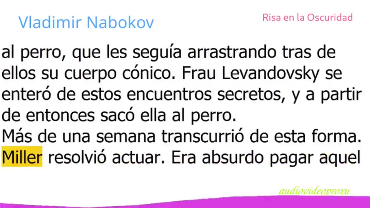 Vladimir Nabokov - Risa en la Oscuridad 1/2