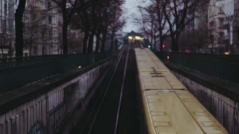over the train