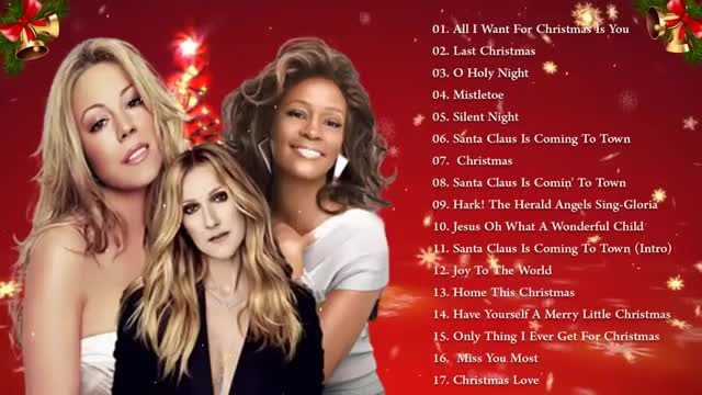 Whitney Houston, Mariah Carey, Celine Dion Christmas Music 2020 ❅ Best Christmas Songs Ever