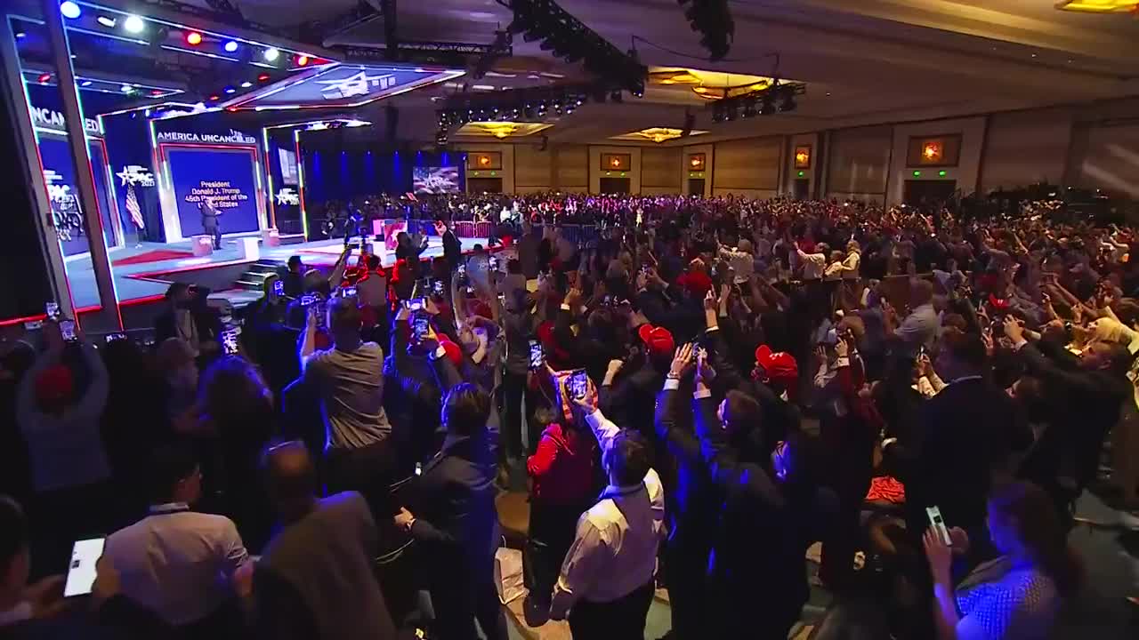 President Trump Enters the Arena @ CPAC 2021