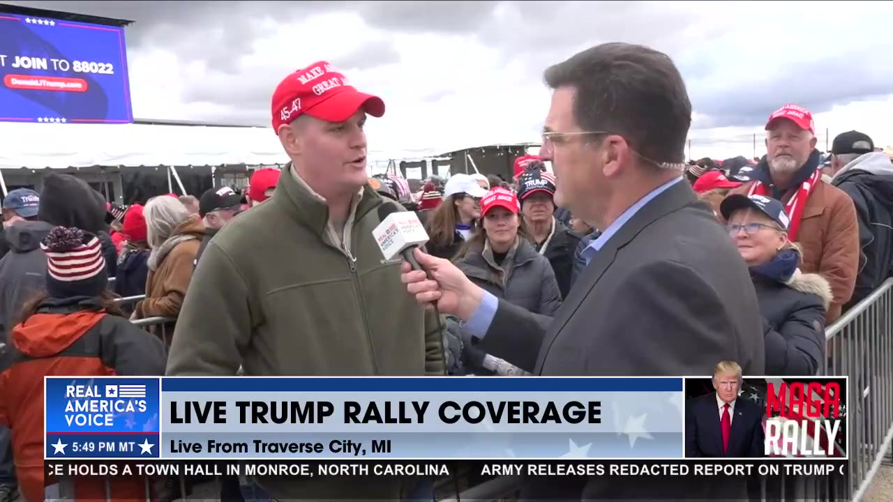 TRUMP SUPPORTERS VOTING EARLY IN MICHIGAN