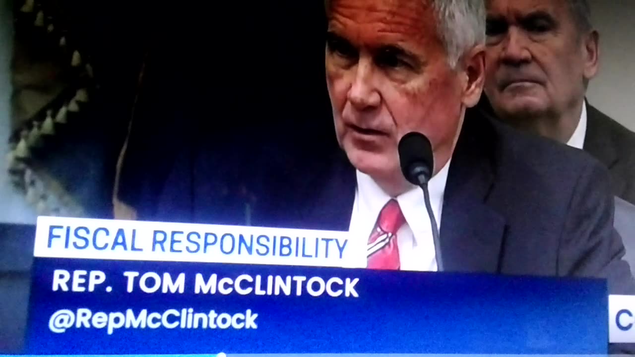 Tom McClintock, R-CA, TO SAVE OUR COUNTRY WE MUST STOP WAIVING HOUSE RULE SINCE 1836