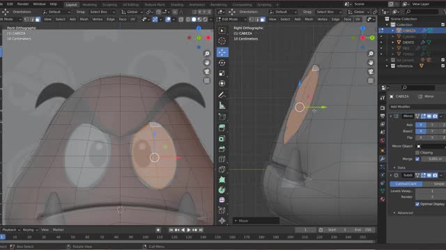 Blender Modelado_goomba 06