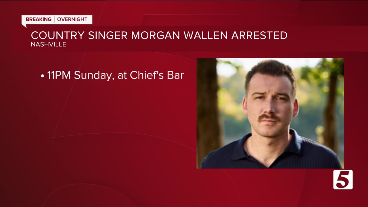 Country star Morgan Wallen arrested on felony charges in downtown Nashville