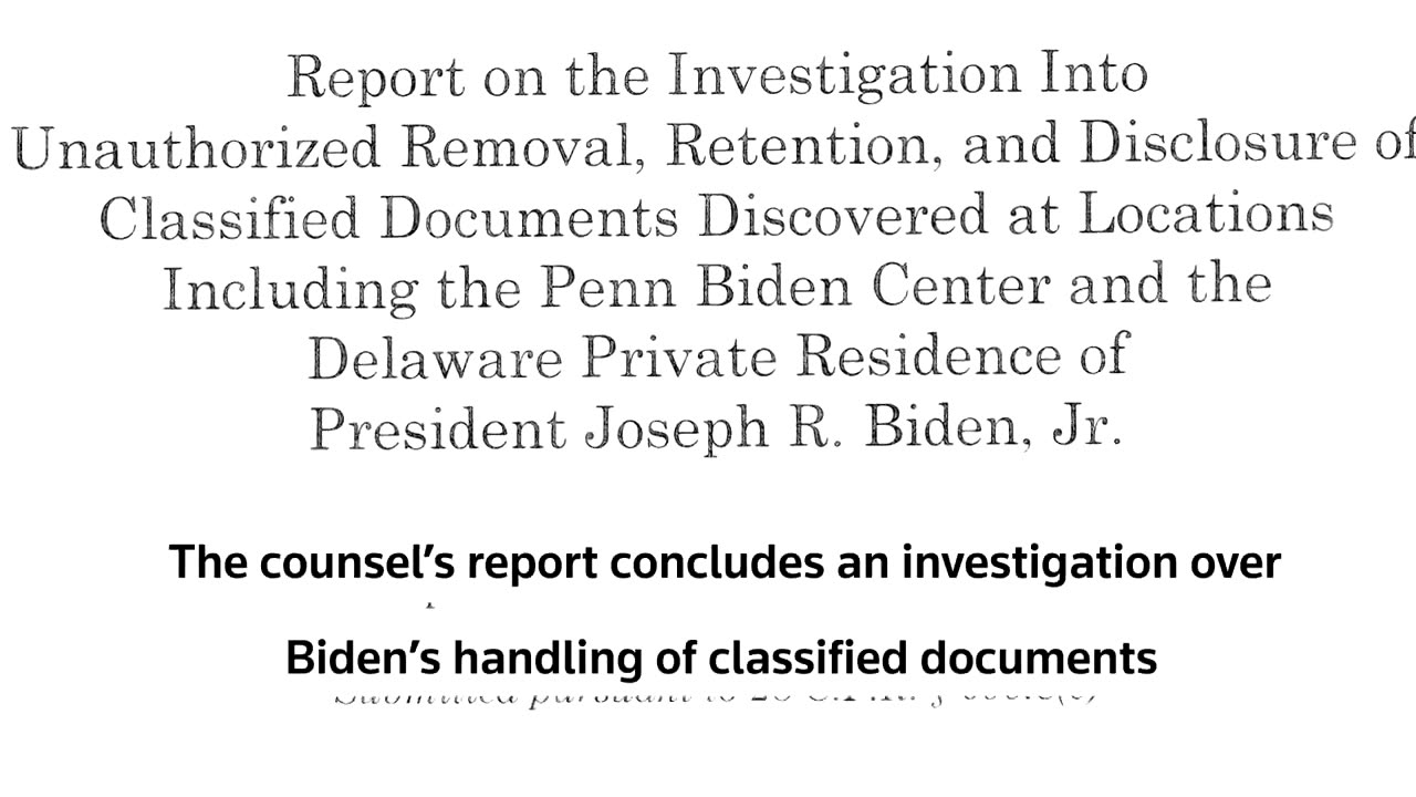 Biden defends himself stupidly after docs report