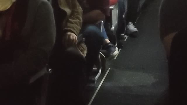 Trump fans sing on Vegas-DC flight 1/5/21