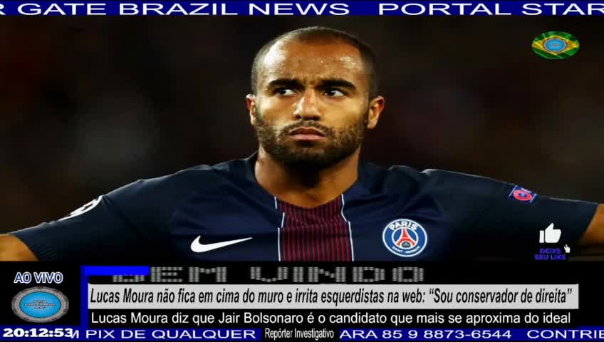 Lucas Moura não fica em cima do muro e irrita esquerdistas na web: “Sou conservador de direita”
