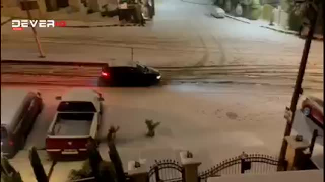 Dangerous car sliding