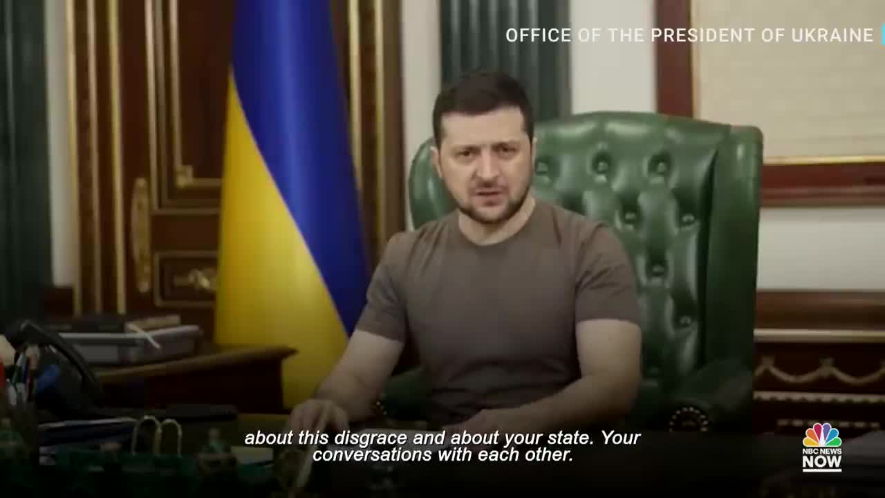 Ukraine's Zelenskyy Tells Russian Soldiers Kyiv Is Listening In