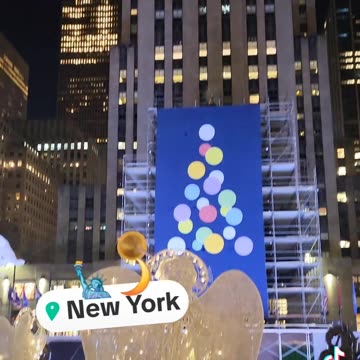 New York Christmas Tree Holiday Winter Season