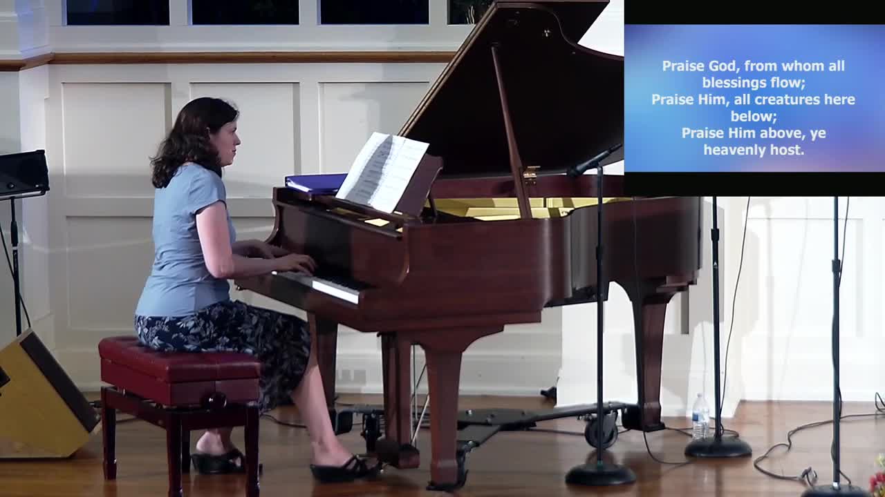 Doxology Piano solo arrangement by Mark Hayes performed by Jennifer Costa Christian Hymn