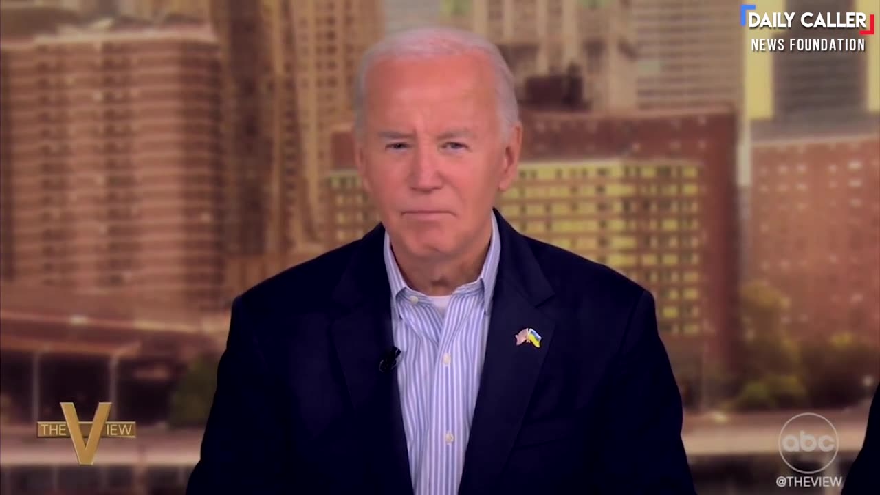 Joe Biden Asked if Nancy Pelosi "Forced" Him Out of Race on "The View"