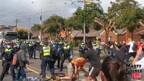 Australian Police Concuss & Pepper Spray 70 Year Old Woman