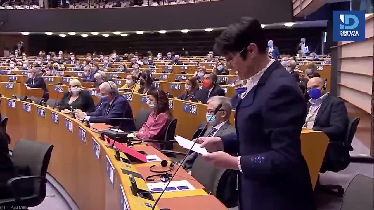 German MP Christine Anderson accurately addresses Justin Castr-eau