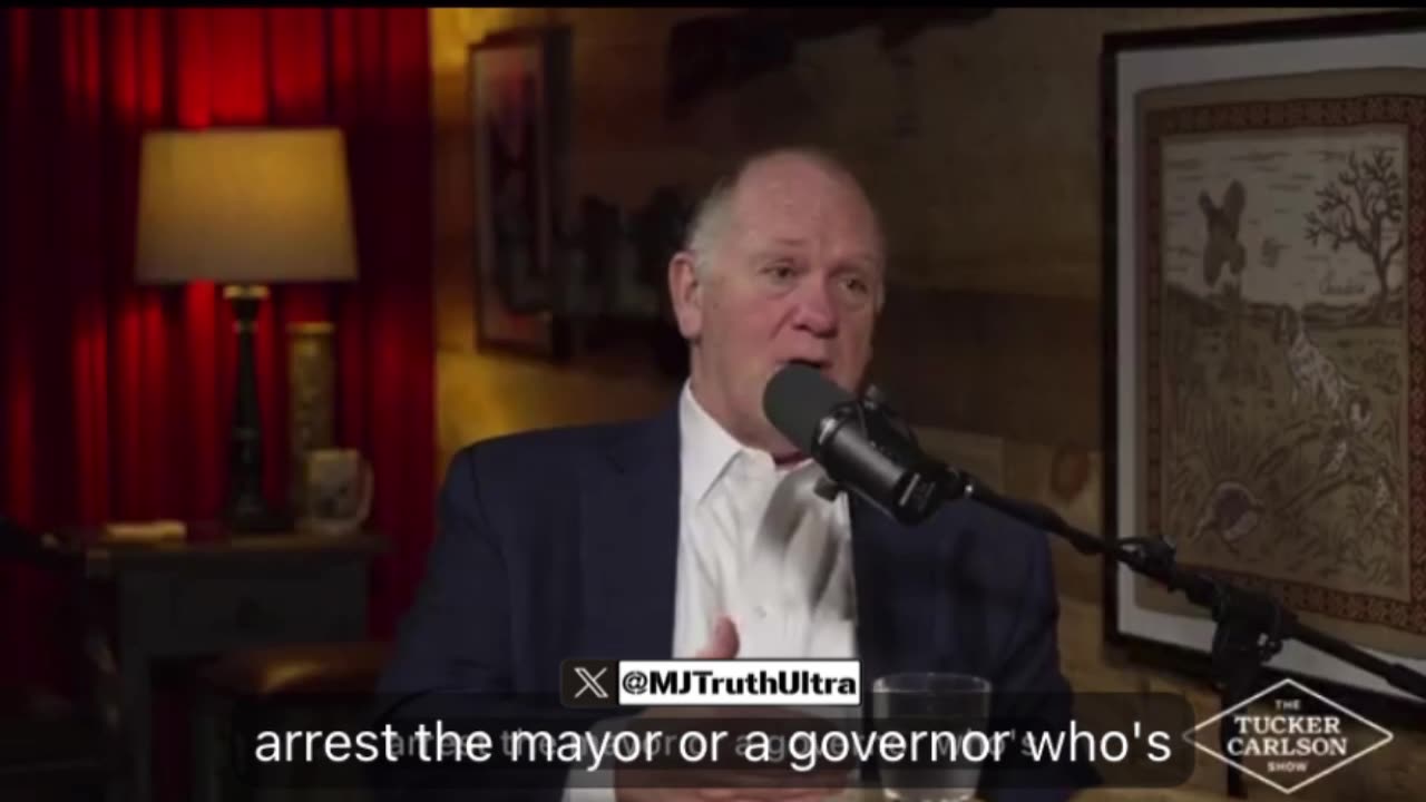 “If I can arrest US Citizens for those crimes, why can’t I arrest the Mayor or the Governors?”