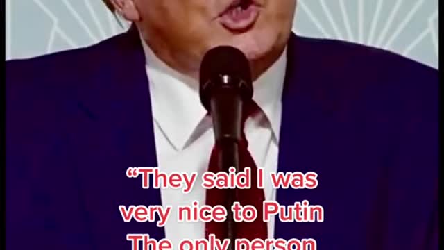 Trump issued a statement