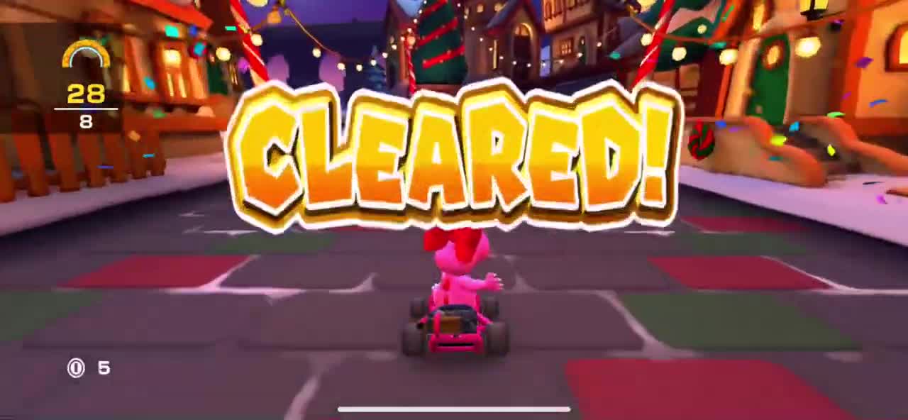 Mario Kart Tour - Clearing Baby Peach Cup Ring Race Challenge Gameplay