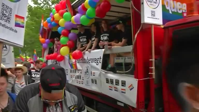 Thousands gather in cities across the world to celebrate gay pride