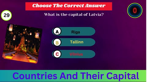Do You Know The Capitals Of These Countries?