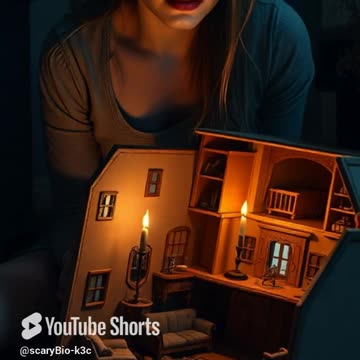 Uncovering the Dark Secret of a Dollhouse #Shorts