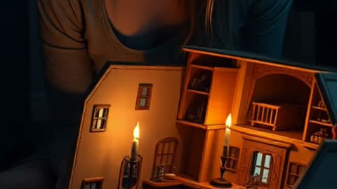 Uncovering the Dark Secret of a Dollhouse #Shorts