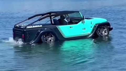 Met today amphibious car, beautiful