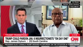 Dem Rep. Jim Clyburn Says Trump Has Every Right to Pardon January 6th Protesters