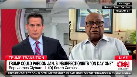 Dem Rep. Jim Clyburn Says Trump Has Every Right to Pardon January 6th Protesters