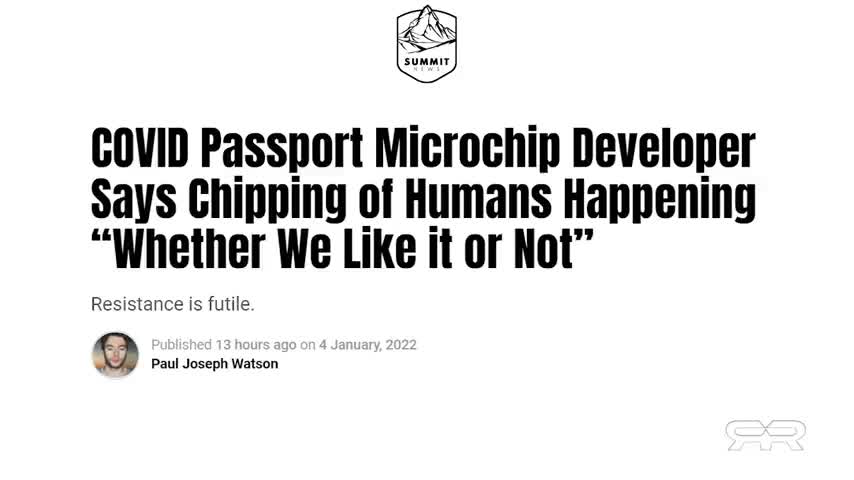 Humans are being chipped - Greg Reese