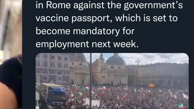 Israele la persecuzione continua e ci danno spunti sul nostro futuro in Italia