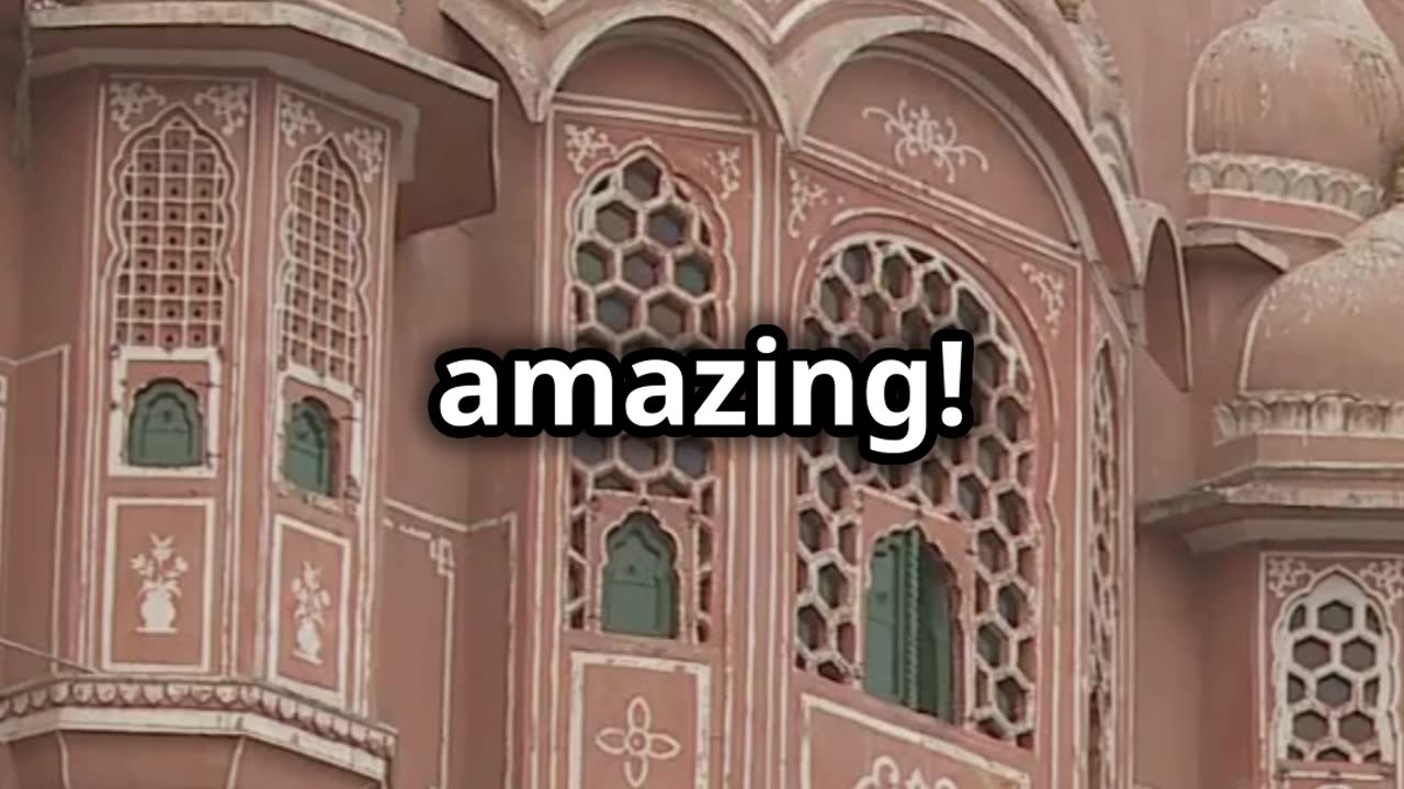 🏰🌬️Hawa Mahal – “Palace of Winds” 🌬️🏰 Jaipur, India