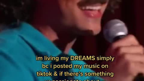 this is the story of how i ended up singing my song on