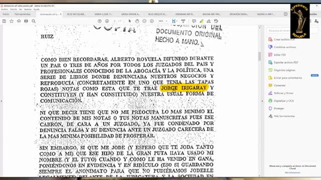 El fiscal Mena trató obsesivamente de asesinar a Alberto Royuela