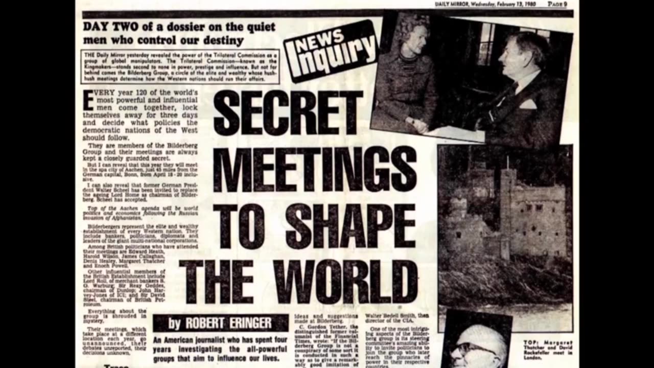 Secret Meetings of The JEW New World Order