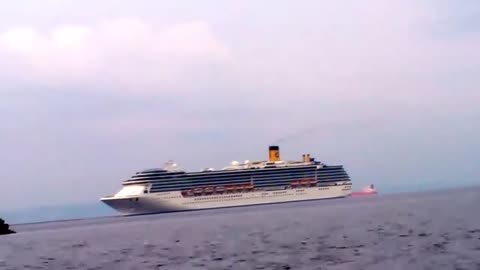 Cruise Ship on the ocean