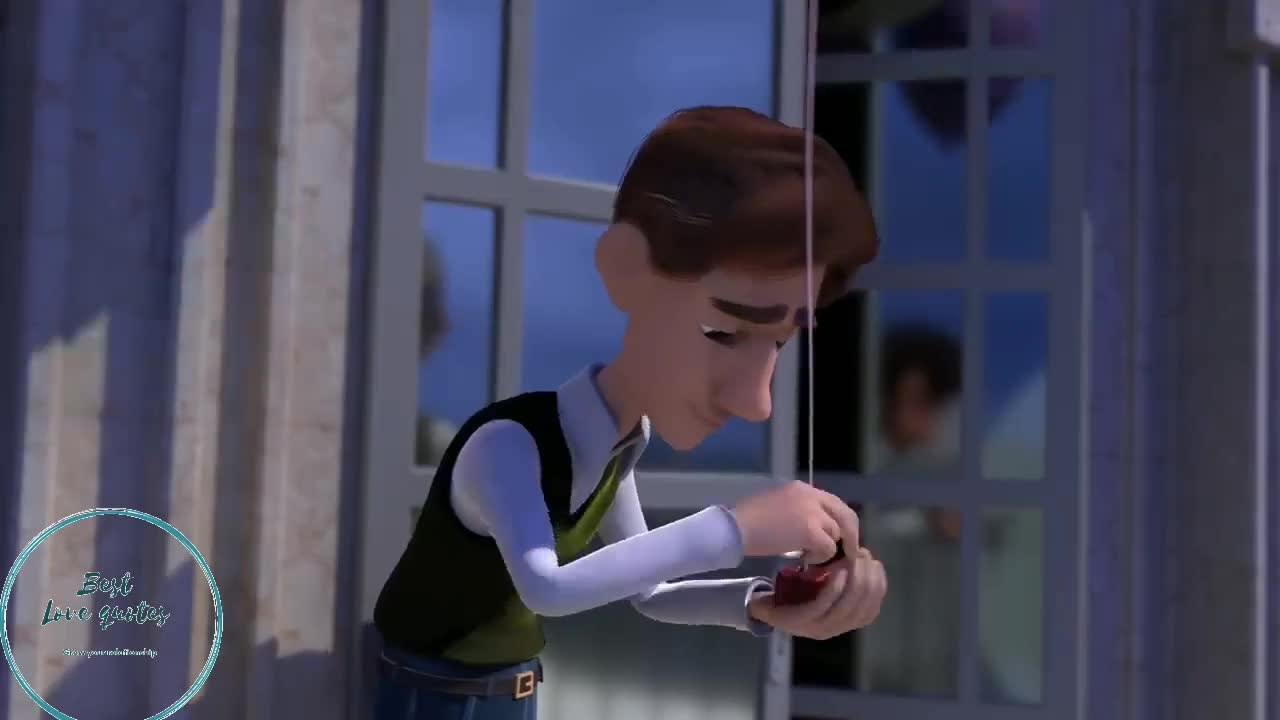 Heart touching Animated love story film_ balcony love