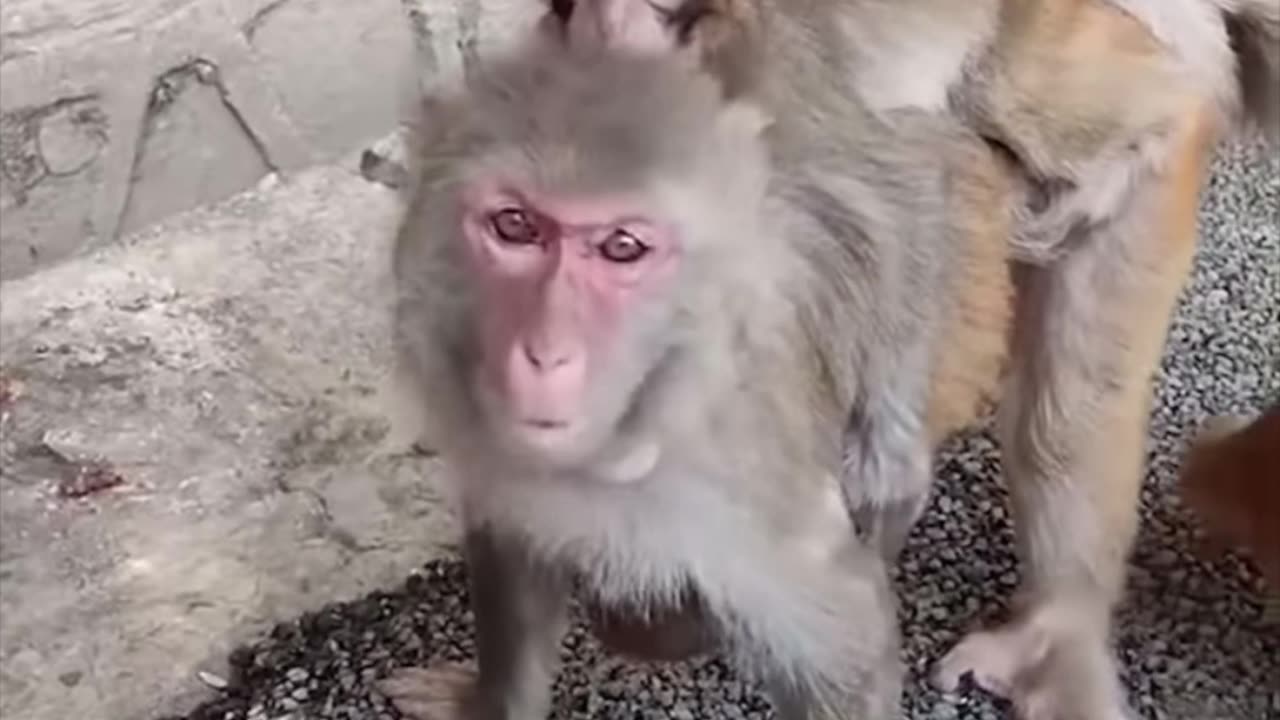 Mother monkey has two children, which one does she love more?