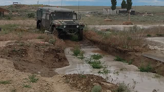 Humvee off road