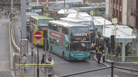 Camera Record In Bus Station