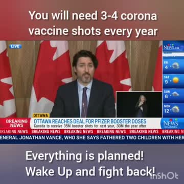 Canada Pm orders vax til 2024