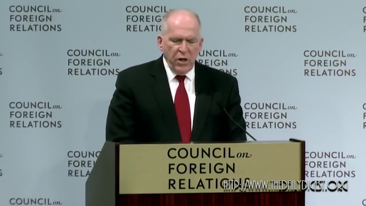 20160706 - Daily Digest - John O. Brennan Speaks to CFR on Chemtrails