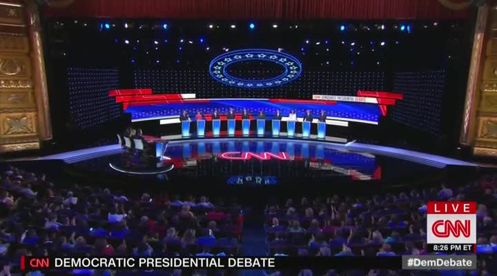 Dem debate: Harris and Biden go at it over healthcare