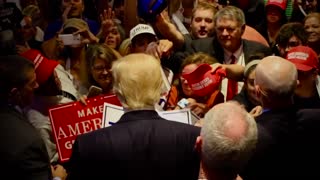 BEHIND SCENES — MAGA ROPE LINE RALLY