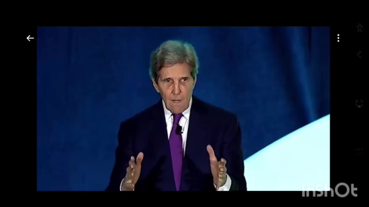 Openly calling for depopulation - John Kerry talks about how farming is creating too many carbon emissions and needs to be cut back. Yes, he wants to starve the world to “change the weather” These people are genocidal tyrants