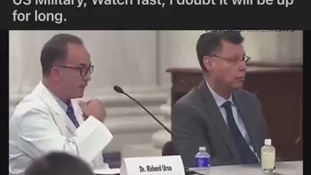 The truth about the "CURE". Congressional committee.