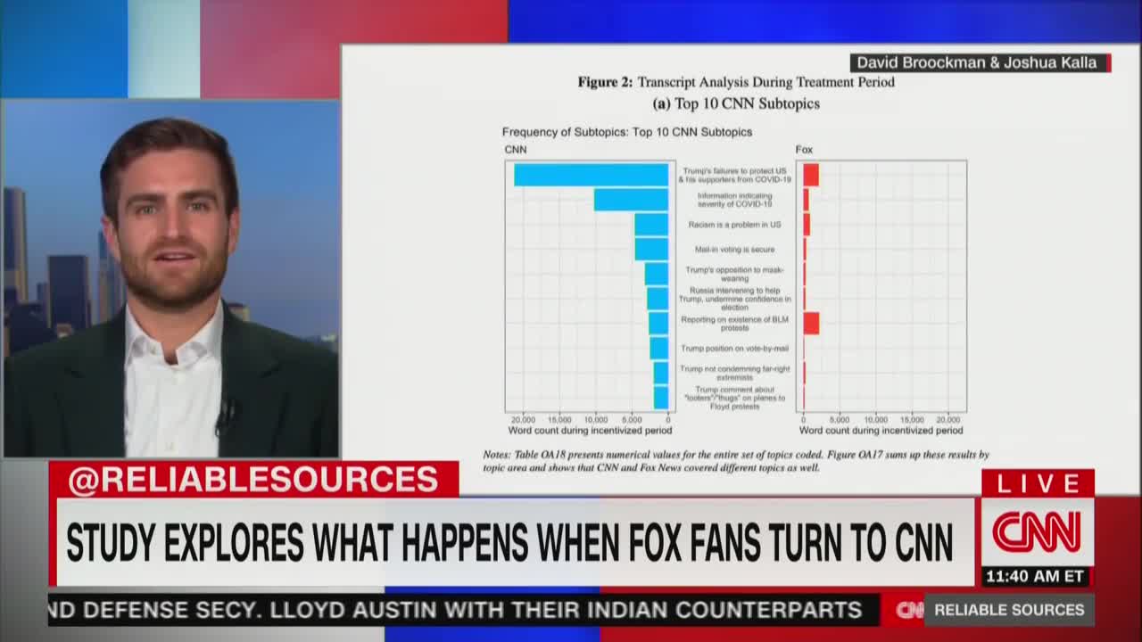 Yale Researcher thwarts Brian Stelter's attempt to slam Fox News for partisan coverage