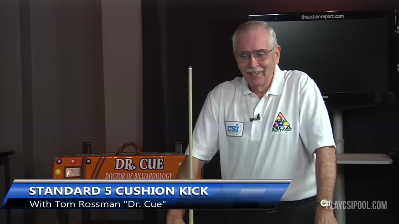 CSI Presents Dr.Cue: Kicking and Banking #9 Standard Five Cushion Kick