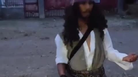 Captain jack sparrow low budget 🤣🤣