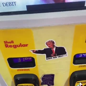 New & Unique 'Biden Did That' Gas Station Sticker Hot Off The Press & You'll Love It