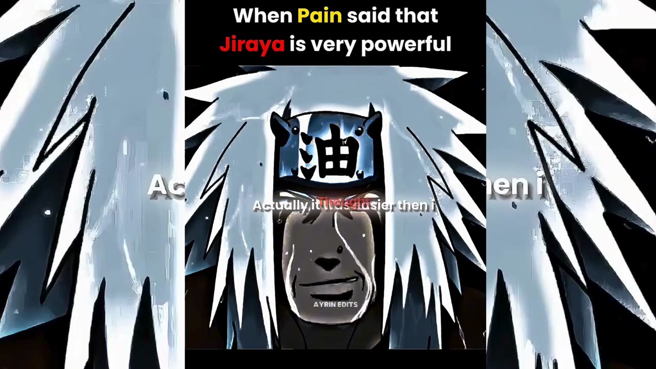 Pain praised Jiraya🔥💯 #naruto #pain #sasuke